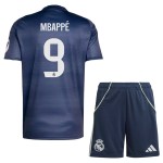 Günstige Fußballtrikots Real Madrid Mbappé 9 Kinder Auswärtstrikot 2025-26 Kurzarm